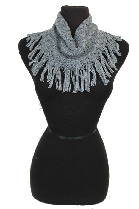 Zig-Zag Pattern with fringe Mini Magic Scarves