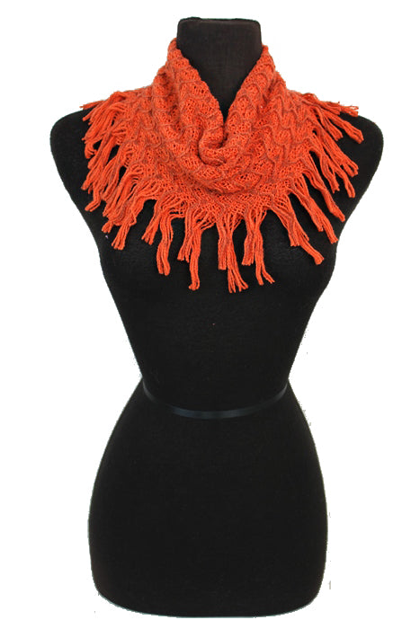 Zig-Zag Pattern with fringe Mini Magic Scarves