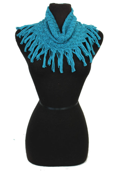 Zig-Zag Pattern with fringe Mini Magic Scarves