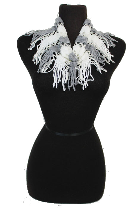 Two Tone Hold Design with tinsel softness Mini Magic Scarves
