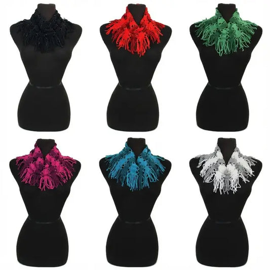 Two Tone Hold Design with tinsel softness Mini Magic Scarves